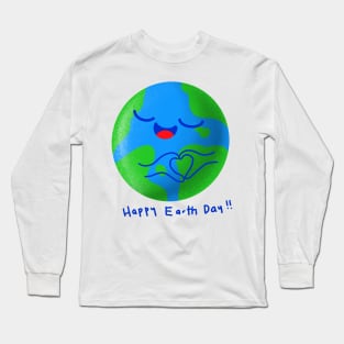 Happy Earth Day Long Sleeve T-Shirt